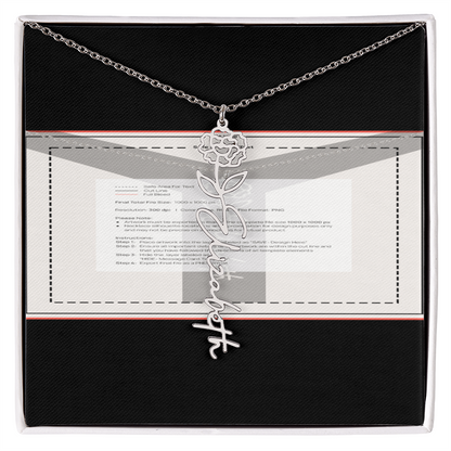 Flowerz Are Forever Custom Necklace