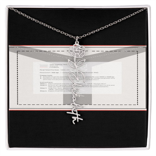 Flowerz Are Forever Custom Necklace