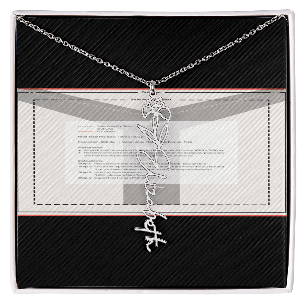 Flowerz Are Forever Custom Necklace