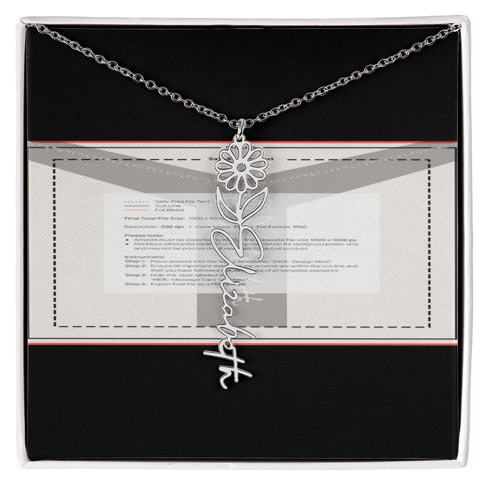 Flowerz Are Forever Custom Necklace