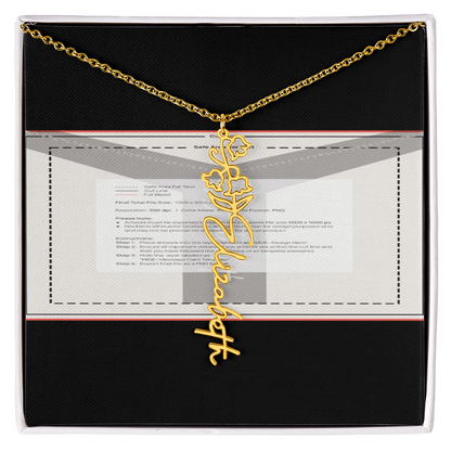 Flowerz Are Forever Custom Necklace