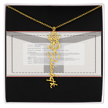 Flowerz Are Forever Custom Necklace