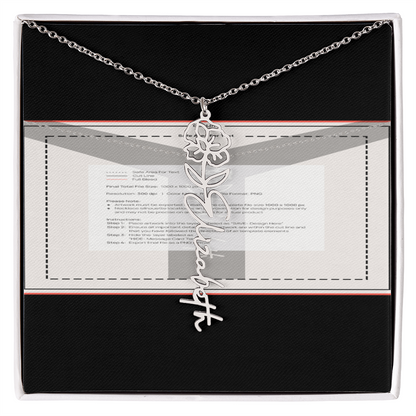 Flowerz Are Forever Custom Necklace