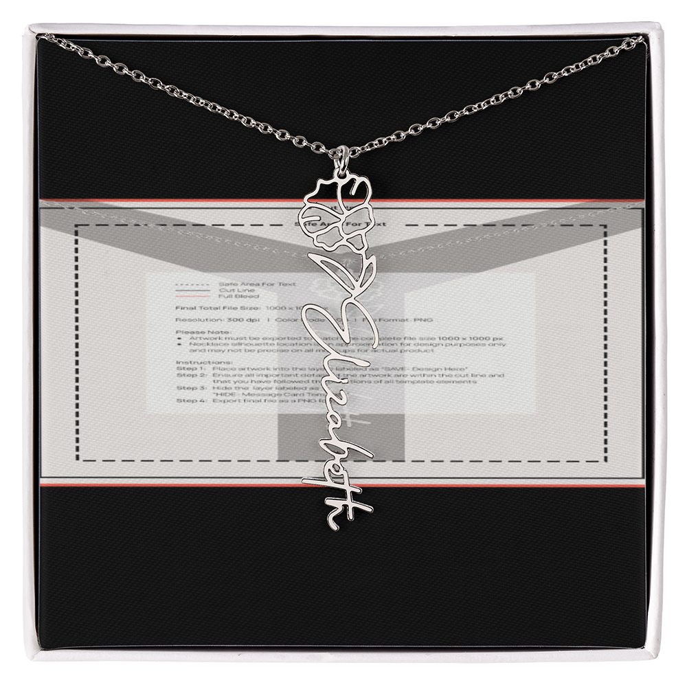 Flowerz Are Forever Custom Necklace